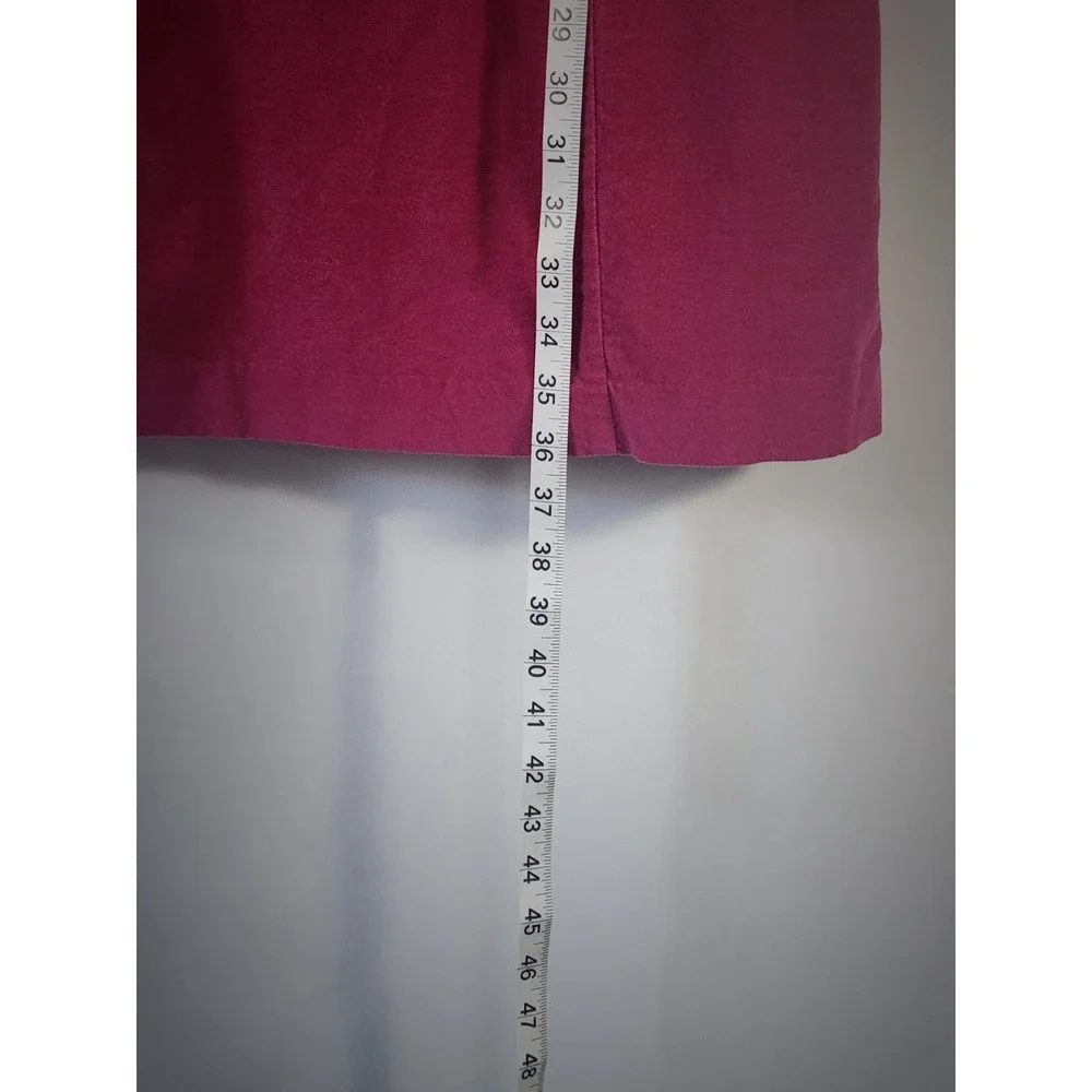 Boden Arylide Pink Velvet Hampshire Shift‎ Dress Pockets Embroidered Womens 6R
